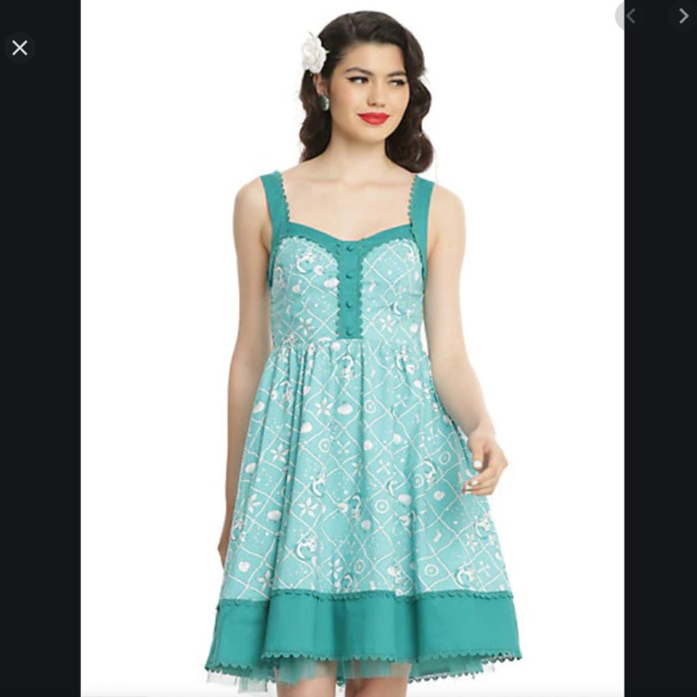 Disney Little Mermaid Pin-up Style Sun Dress